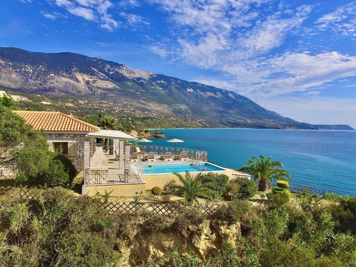 Stone Villa Kefaloniaprivatevillas Trapezaki  Exterior foto
